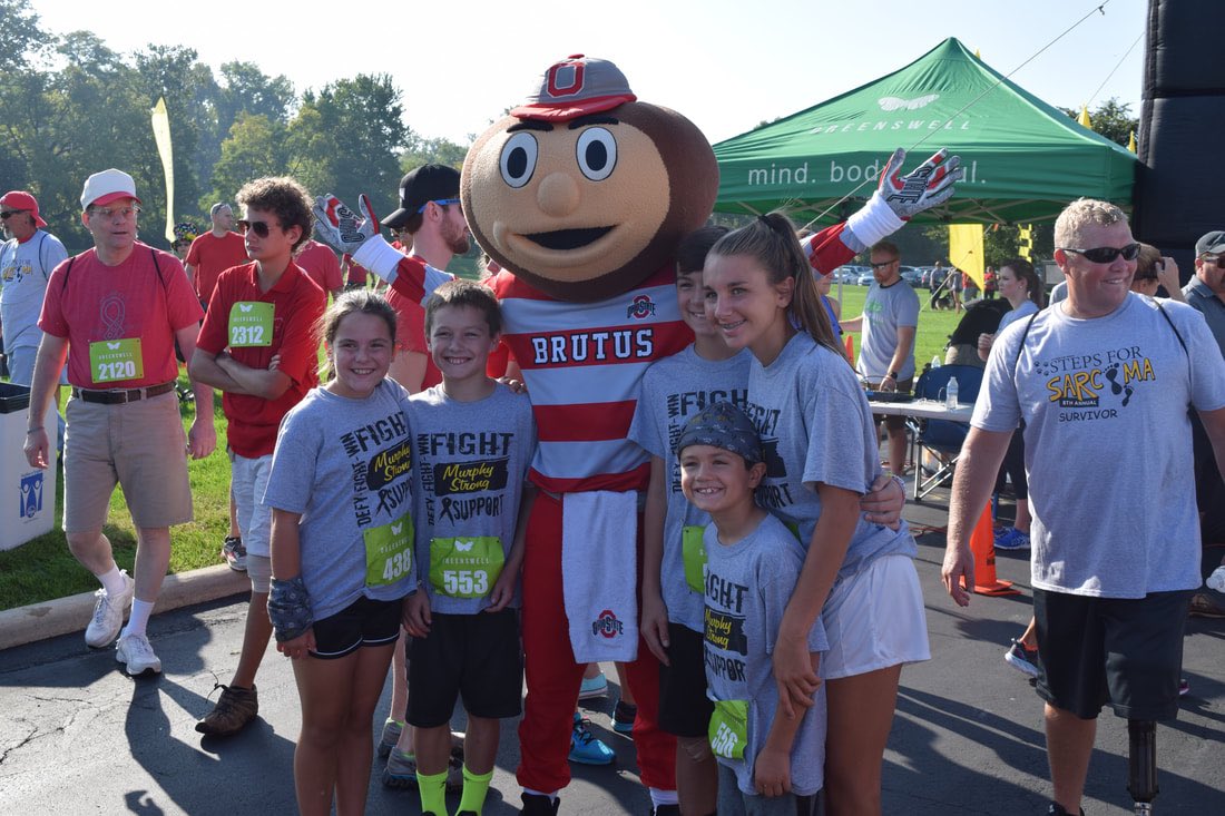 StepsForSarcoma's tweet image. Brutus supporting the Annual Steps for Sarcoma event at The Ohio State University #stepsforsarcoma #BeatCancer #OSU