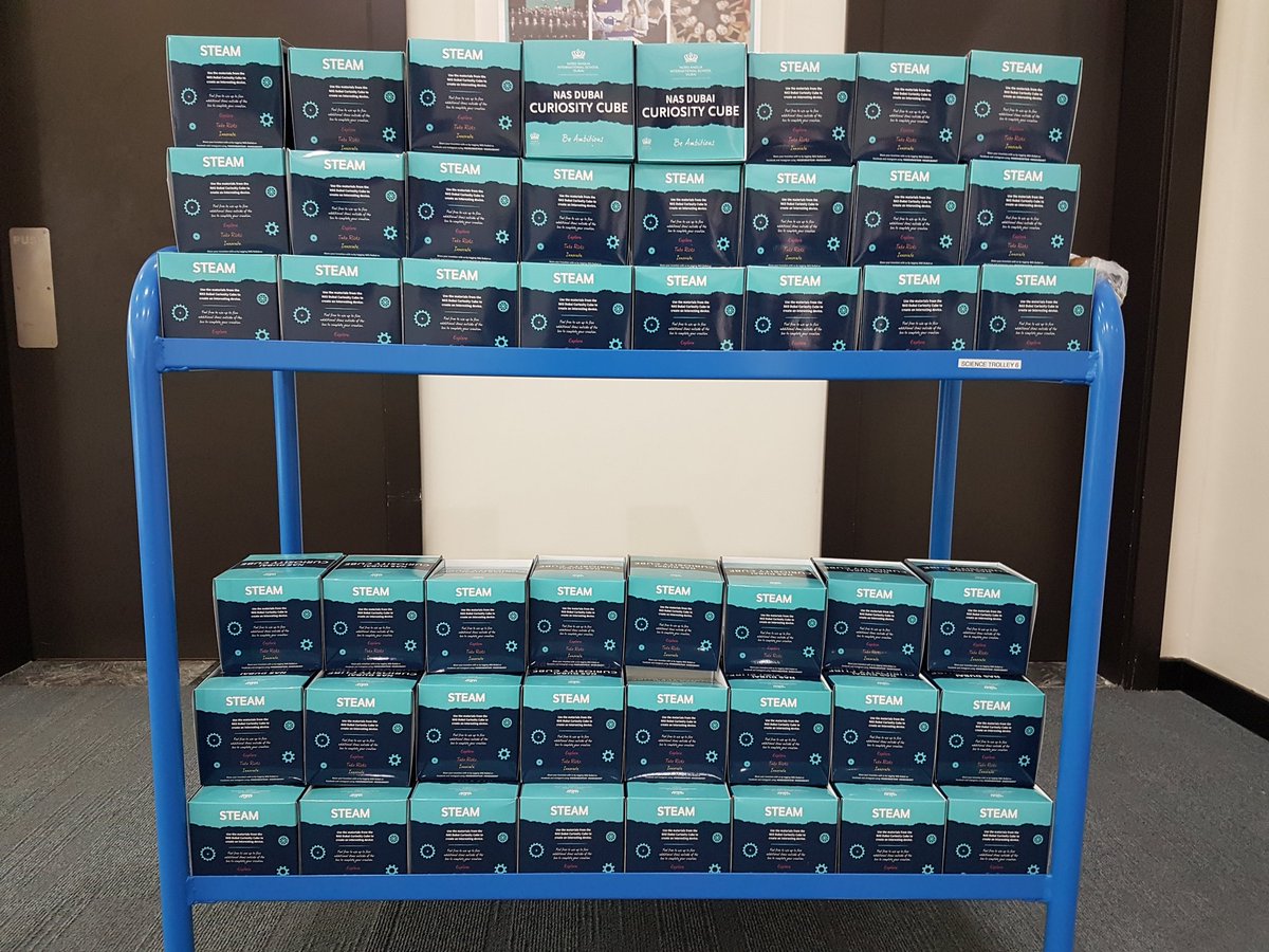 thedan2222's tweet photo. STEAM Curiosity Cubes have arrived. Intriguing projects await. #creativity #naemit #nasdubaisteam #nasdubaimit @NAEducation @NASDubaiSchool @NASDubai_GC https://t.co/n1rFZA2ckn