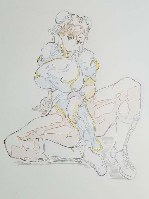 春麗って言うとかなり前に描いた
これぐらいしかないですね 