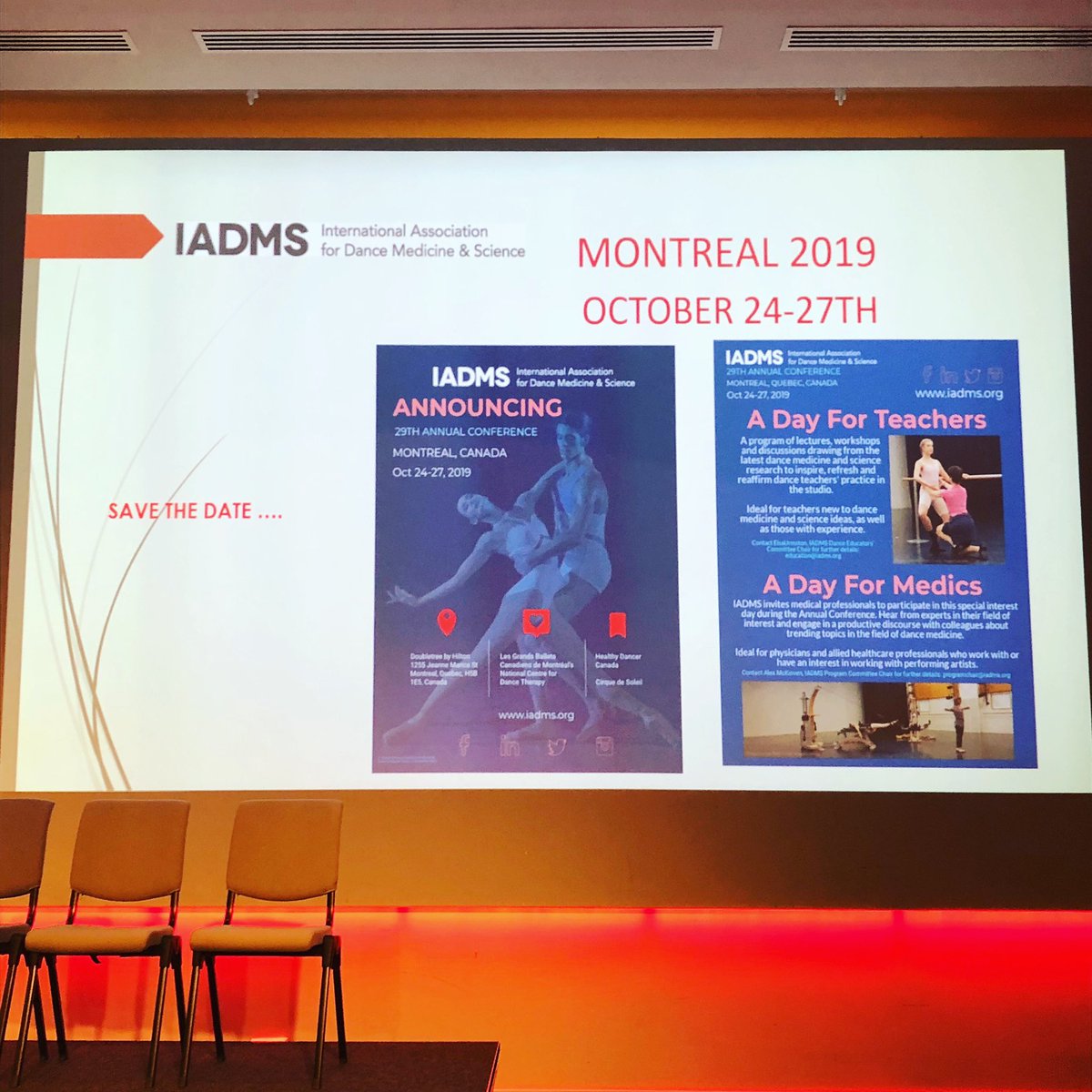 Well folks that’s all for #IADMS2018 we had another fantastic conference thanks to our great members, hosts, sponsors etc etc! Time to get excited for #IADMS2019 🇨🇦