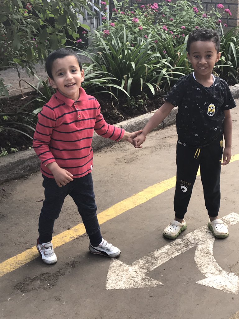Whatever is happening in their world, and whatever stories they’re telling, it’s all just pure joy. #play #relationships #imagination <a href="/ICSAddis/">ICS Addis Ababa</a>