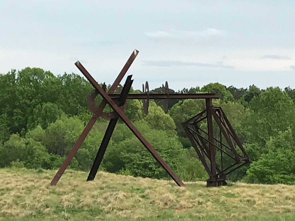 Had to share some awesome art. #NorthCarolinaMuseumOfArt #OutdoorSculptures #WalkingTrail #Raleigh #NorthCarolina