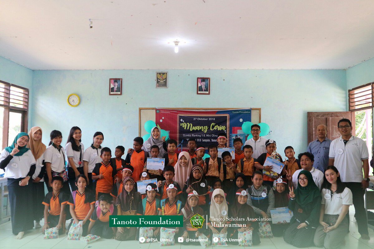 [  Muang Ceria ]
.
Terimakasih untuk <a href="/tanotoeducation/">Tanoto Foundation</a> Semoga melalui kegiatan ini adik-adik di SDN 015 Lempake semakin semangat dalam belajar nyaa..,yeaay!
Sampai bertemu di kegiatan selanjutnyaa T,friends ! See you #tanotoscholars