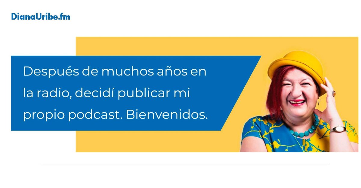 DianaUribefm's tweet image. Hoy y todos los domingos en la mañana: misma rutina, pero una tecnología diferente. 
Espero que me acompañen en este nuevo viaje.
Dianauribe.fm