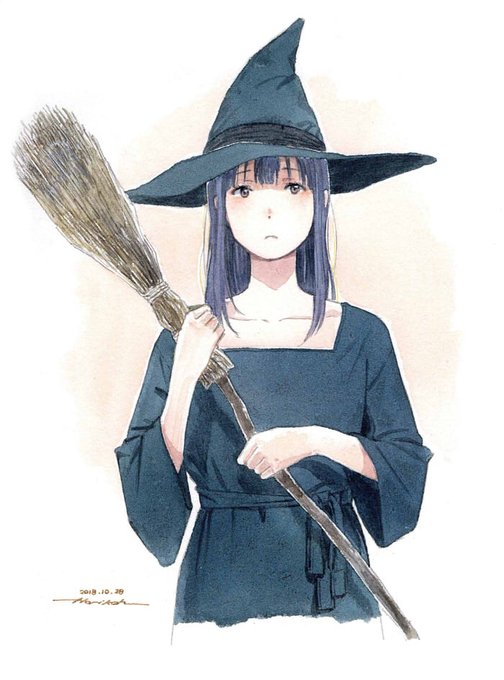 「broom」 illustration images(Oldest｜RT&Fav:50)