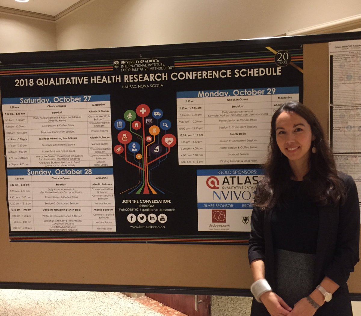MargotALatimer's tweet photo. Fantastic job this am by @DianeObed2 sharing the importance of Two-eyed Seeing approach as community informed way to conduct respectful research with Indigenous people #qhr2018YHZ @ACHHInitiative @IWKHealthCentre @DalHealth @DalNursing #knowledge_champion https://t.co/po0Aj5WzDn