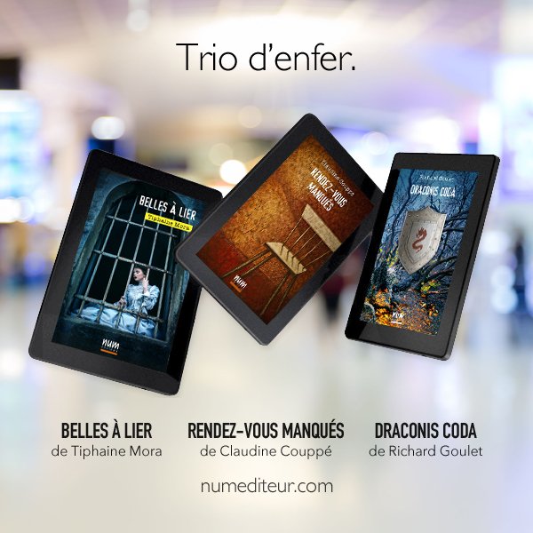 NUM_Editeur's tweet image. Consultez notre catalogue pour découvrir nos plus récentes parutions. #ebook #epub #Kindle #numerique En savoir plus: numediteur.com/catalogue