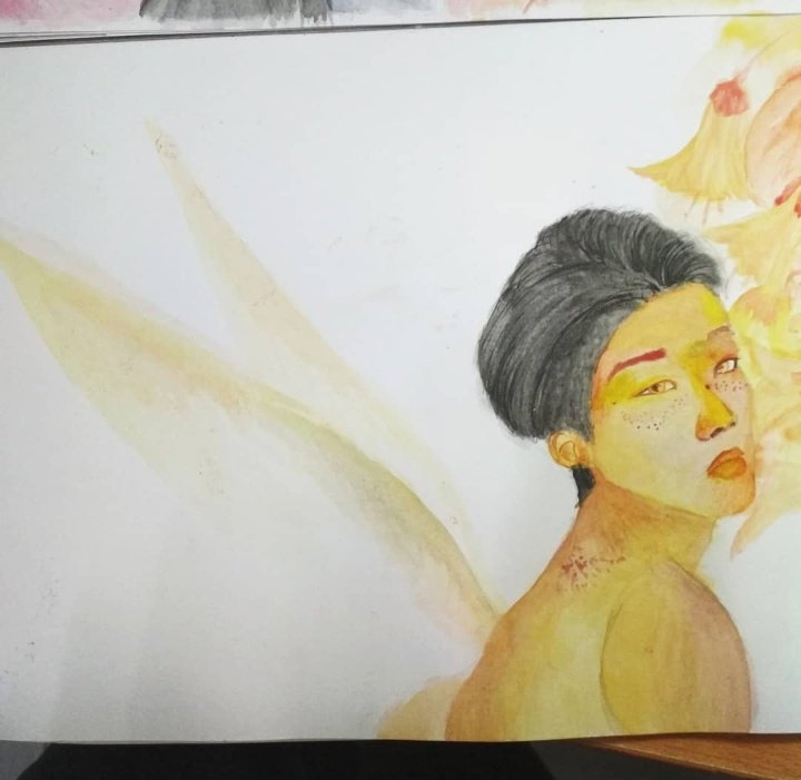 Fairy Byeongkwan! I had to. I gave him freckles too 😭
#fanart #acefanart #TMH #IFSL #watercolor #kimbyeongkwan #jason #bk #yungy #kimbyungkwan #toomanynames