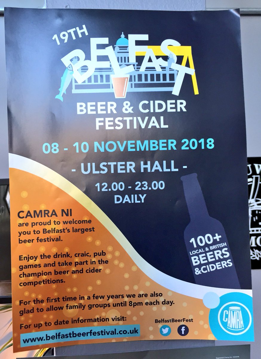 It’s that time of year again! #beerfestival <a href="/belfastbeerfest/">Belfast Beer & Cider Festival</a> #camrani
