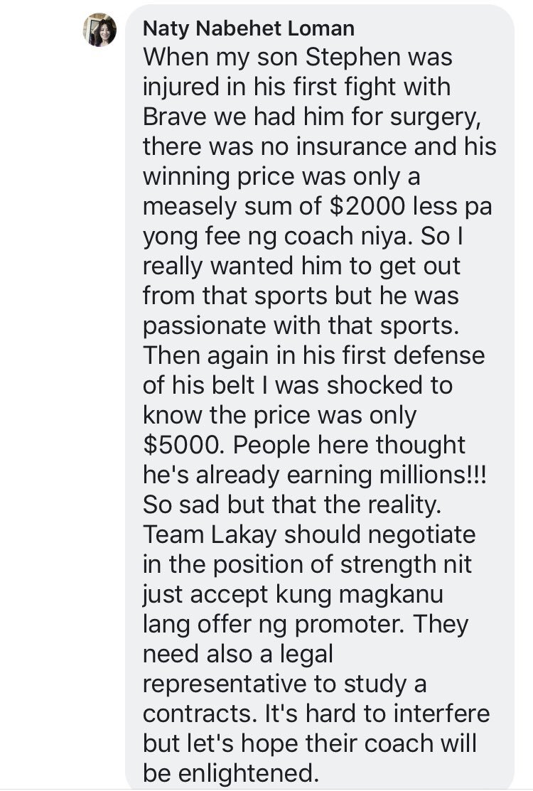 GlobeSvcs's tweet image. Found this piece of info that may be interesting to those who watch Brave CF. Looks like BW champ Stephen Loman got paid $5,000 for his first title defense. 

#BraveCF #BraveMMA