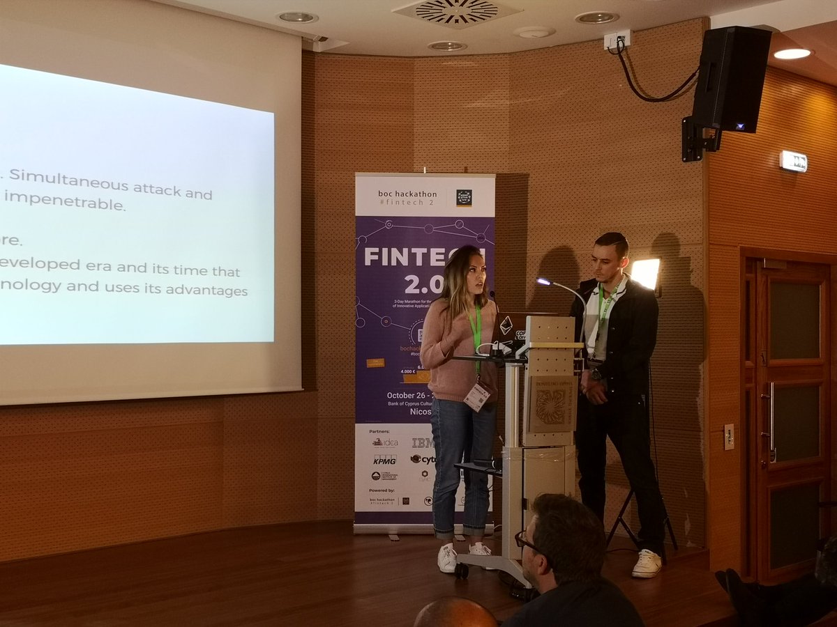 disruptcyprus's tweet photo. Team GuardChain
presents trillion app
A smart loan P2p solution using #bocapi with analysis scoring to get a loan very quick.
#BoChackathon #fintech2 #fintech #hackathon #bankofcyprus @ideacy #Cyprus #disruptcyprus #hackcyprus https://t.co/je1TsJFgTS