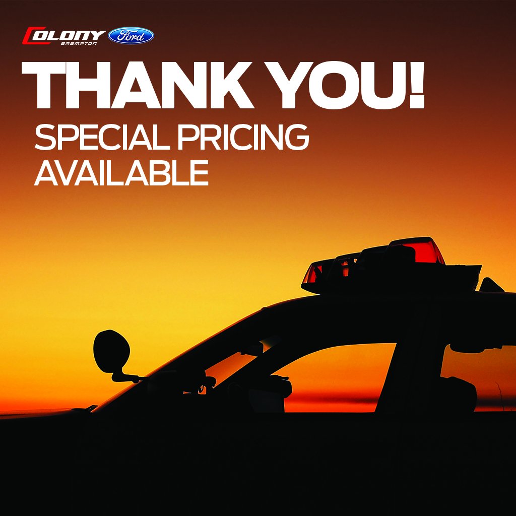 MayfieldFordLin's tweet photo. In addition to partnering with the Toronto, Ontario, York Region, Durham Region and Peel Region Police Associations, we are happy to share our special pricing just for officers. #BecauseTheyDeserveIt #TagYourFavouriteOfficer #ColonyFord https://t.co/fQZk5jZh0O