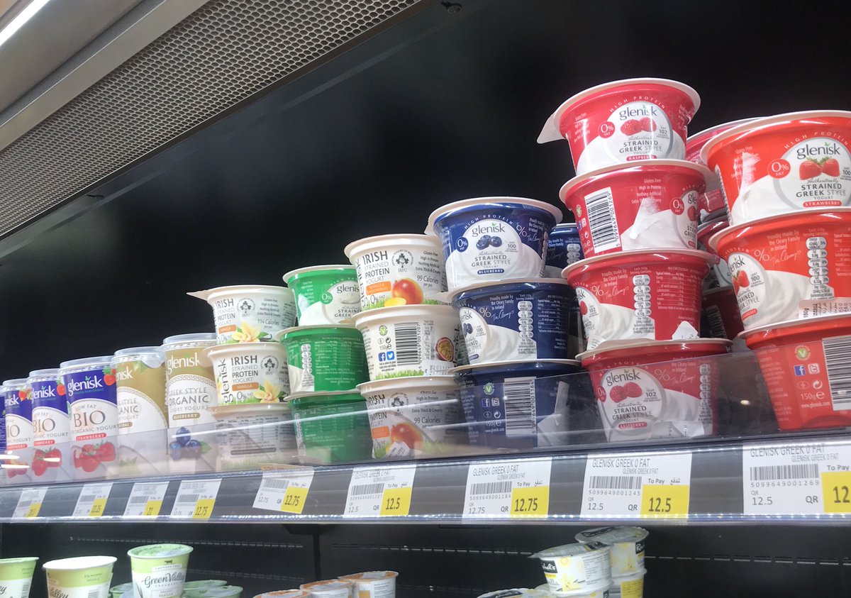AliceMcCutcheon's tweet photo. Fantastic to see such great displays of #IrishFood in Qatar retail this week. Available at @MonoprixQatar #irishfood @Bordbia https://t.co/kSbrHWv6Zj