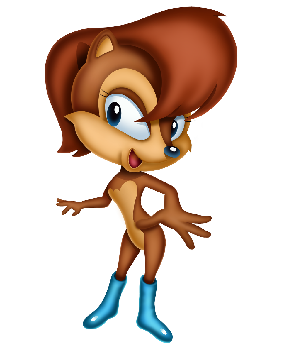 Clarissa_Arts's tweet image. Sega Australia's official Sally art with classic shades.