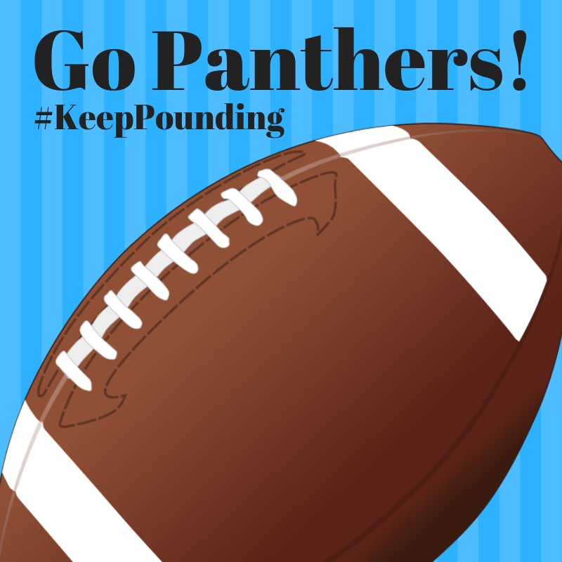 Go Panthers! #Keeppounding #CLT #Football
