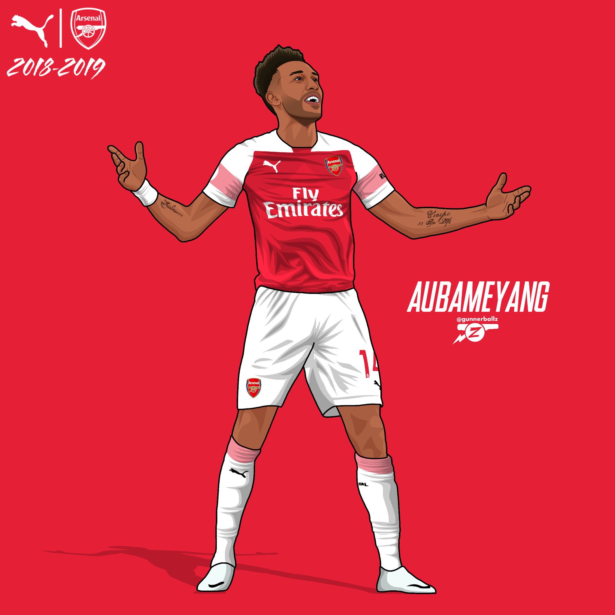 Jason Woods on X: "AUBAMEYANG 1-2!! ⚽️⚽️💥 #Arsenal #afc #Aubameyang  #yopiere #puma #coyg https://t.co/Ate0FKl27J" / X