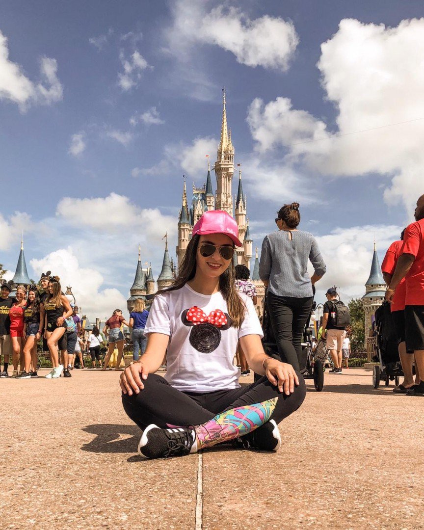 Esse foi o primeiro parque que conheci da Disney... olha a cara de felicidade �... instagram.com/p/BpexcBKHSZC