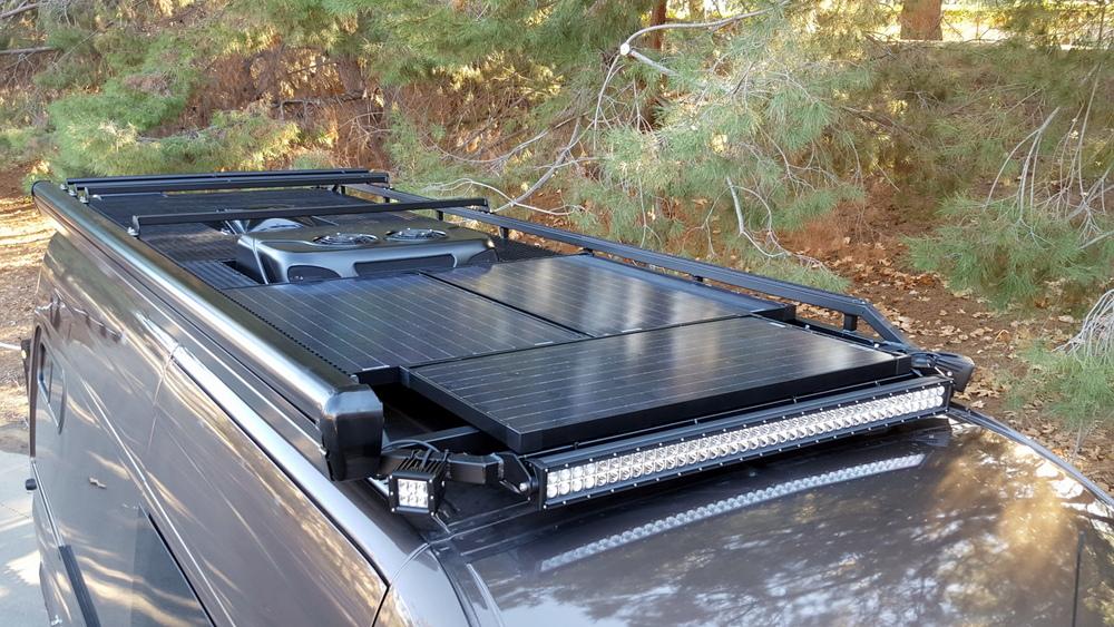 rbcomp's tweet photo. Prime real estate up here #rbcomponents #rbadventurevans #solar #sprintervan #sprintervanconversion #vanconversion #mercedes #zampsolar #outdoors #camping https://t.co/s3HzuBAXGT