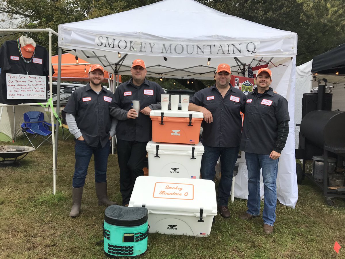 Think we represented @OrcaCoolers well. #TheJack #ShadeTree #SmokeyMountainQ