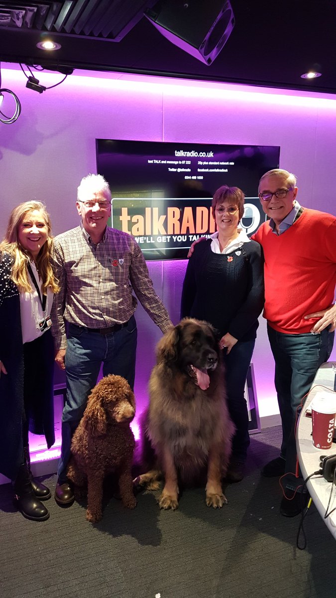 It was great meeting <a href="/stephanddom/">Steph and Dom</a> today for an interview on @talkRADIO about next weekends <a href="/nationalpetshow/">National Pet Show</a> shame we didn't get to also talk about <a href="/UKSausageWeek/">UK Sausage Week</a>