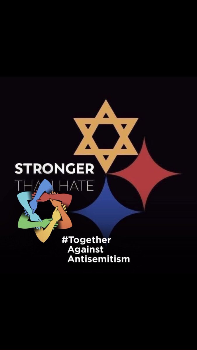 GroundUpRising's tweet photo. The City of Steel is stronger than hate. We stand with the Jewish community and Pittsburgh against hatred. Our hearts go out to all of those lost in this senseless tragedy.  #TogetherAgainstAntisemitism https://t.co/srjjuAgh8v