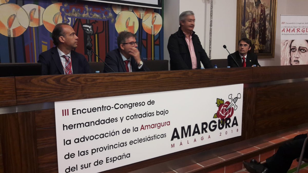 PasoBlanco_3's tweet photo. Este fin de semana hemos asistido al III Congreso de Amarguras en Málaga. Enhorabuena a @Zamarrilla  organizadores de este año, y nos vemos en Brenes en 2020 #SomosBlancos https://t.co/DvfjW0Yqyp