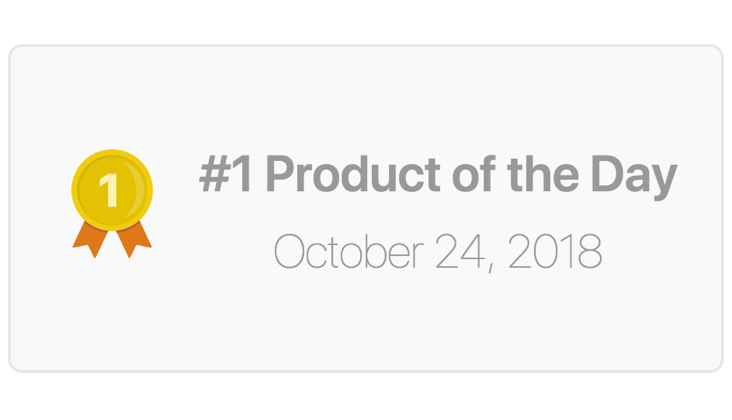 Still speechless - @GetOribi won #1 Product of the Day on <a href="/ProductHunt/">Product Hunt 😸</a>. Thanks for all the support, everybody! Check us out here: producthunt.com/posts/oribi-2

#marketing #analytics #conversions