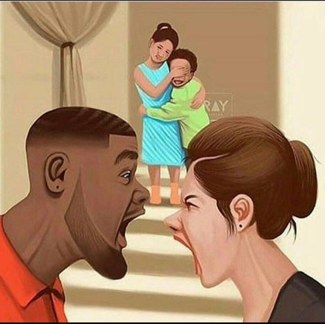 AmaleekdiamondG's tweet photo. Don't quarrel in front of your children. please!
#dearparent https://t.co/BQ3eGainWj