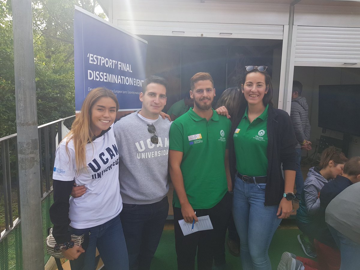 R_AlvaradoR's tweet photo. Colaborando durante la mañana de hoy con el proyecto 'ESTPORT' en la Semana de la Ciencia y Tecnología 2018. @UCAM @UCAM_CAFD @UCAM_Investiga @FundacionSeneca #SeCyT18 #Areté #ESTPORT #DUALCAREER @silgl97 @Migueleonso https://t.co/ab2vtLoQHH