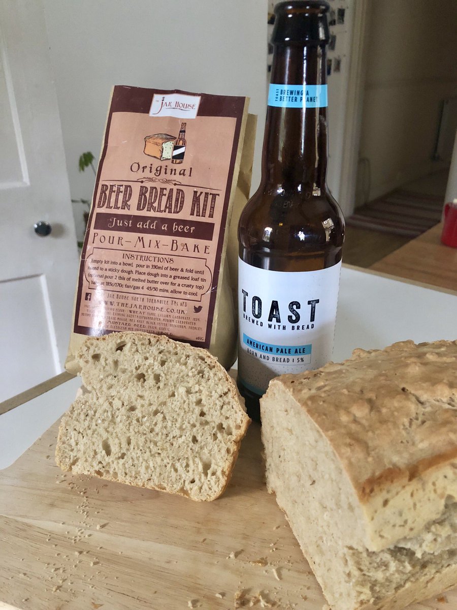 The Circle of Loaf.... turning @ToastAle back into bread thanks to @the_jar_house bread making kit! Just in time for tea.... #CircleOfLoaf #circular #TeaTime #beerBread #breadBeer