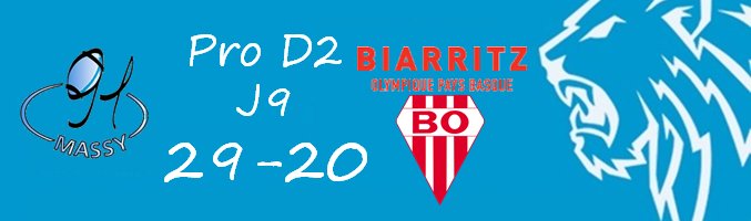 RCME91's tweet photo. Les Massicois réussissent l’exploit de s’imposer face à Biarritz, un des prétendants aux phases finales (29-20) ! Massy signe son deuxième succès consécutif à domicile, après avoir battu Brive.
Plus d'infos --> https://t.co/5PJyZcOZWy
#RCMEBO #RCME #ProD2 https://t.co/5BfjkIMXAB