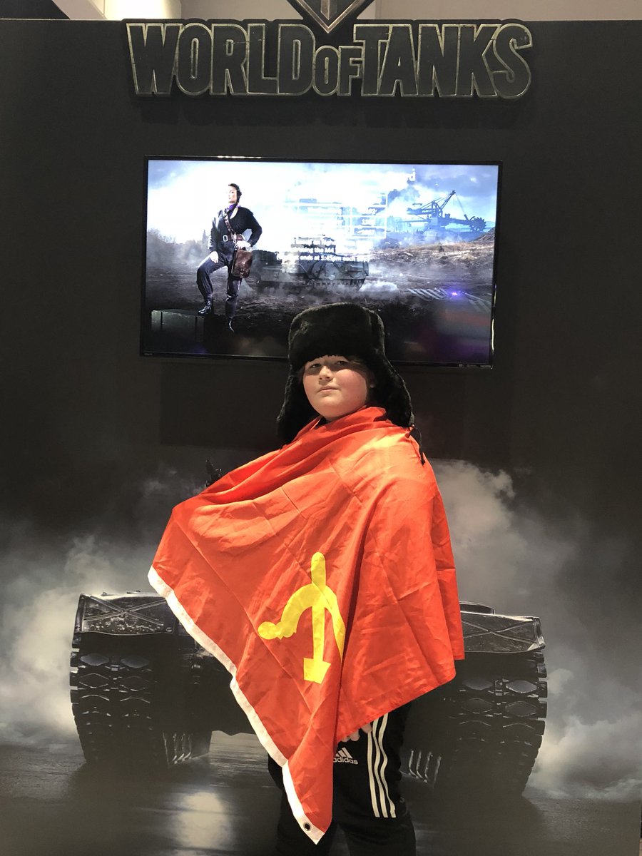 worldoftanks's tweet photo. Russian bias in the booth!

#Twitchcon2018 #twitchcontanks https://t.co/hQg2HuMIJU