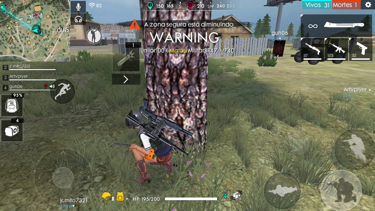 TO JOGANDO FREE FIRE AGR QUEM QUISER ME ADD NICK: Crazzy_pvp