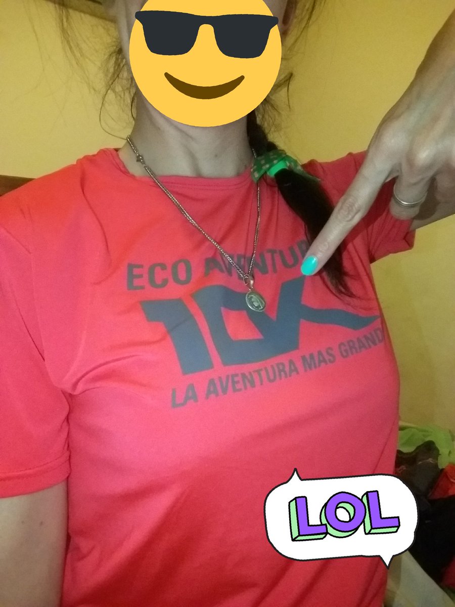 YaelFariass's tweet photo. Felizzz con mi remera jajaja #ecoaventura https://t.co/STT34zm2qs