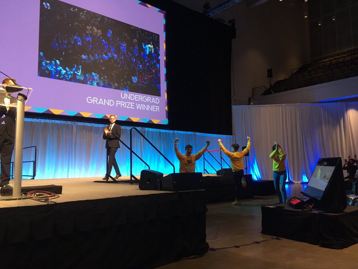 Congratulations to the Undergrad Grand Prize winner, Valencia UPV!! <a href="/UPVigem/">Valencia UPV iGEM</a> #iGEM2018 #GiantJamboree