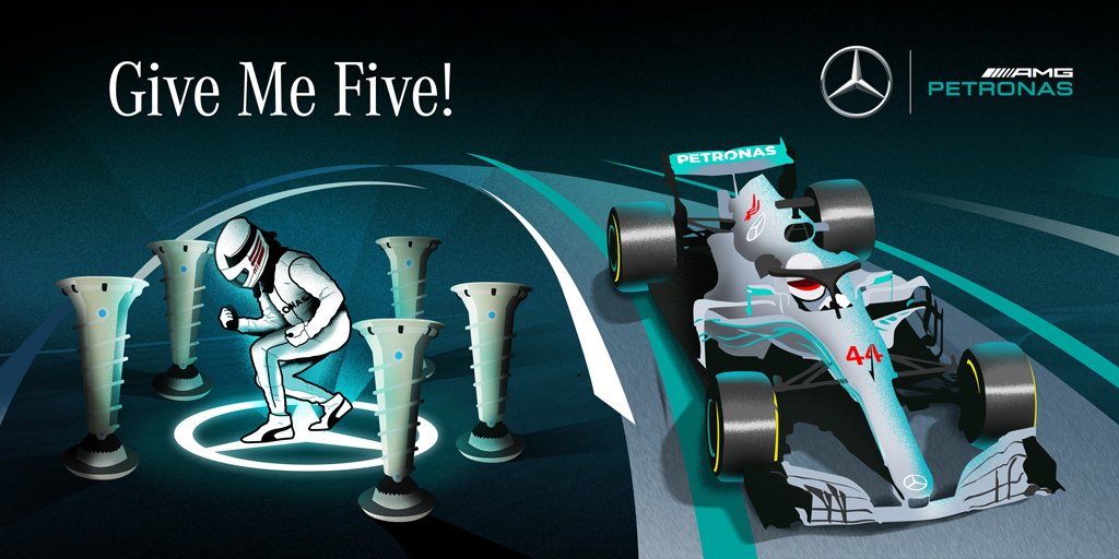 MercedesBenzMx's tweet photo. ¡Increíble! ¡Lewis Hamilton consiguió su quinto campeonato de Formula 1™! Ha sido un año sorprendente! ¡Felicidades al campeón del mundo! 
#DrivenByEachOther #MercedesAMG #Petronas #LewisHamilton #F1 #Formula1 #MexicoGP #GPMX #F1ESTA https://t.co/6DevoyUhQC