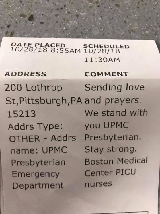 Special group nurses are. Thank you <a href="/The_BMC/">Boston Medical Center</a> PICU nurses. UPMC Presby ED thanks you. #pittsburghstrong <a href="/UPMC/">UPMC</a> <a href="/StopTheBleed/">STOP THE BLEED®</a>