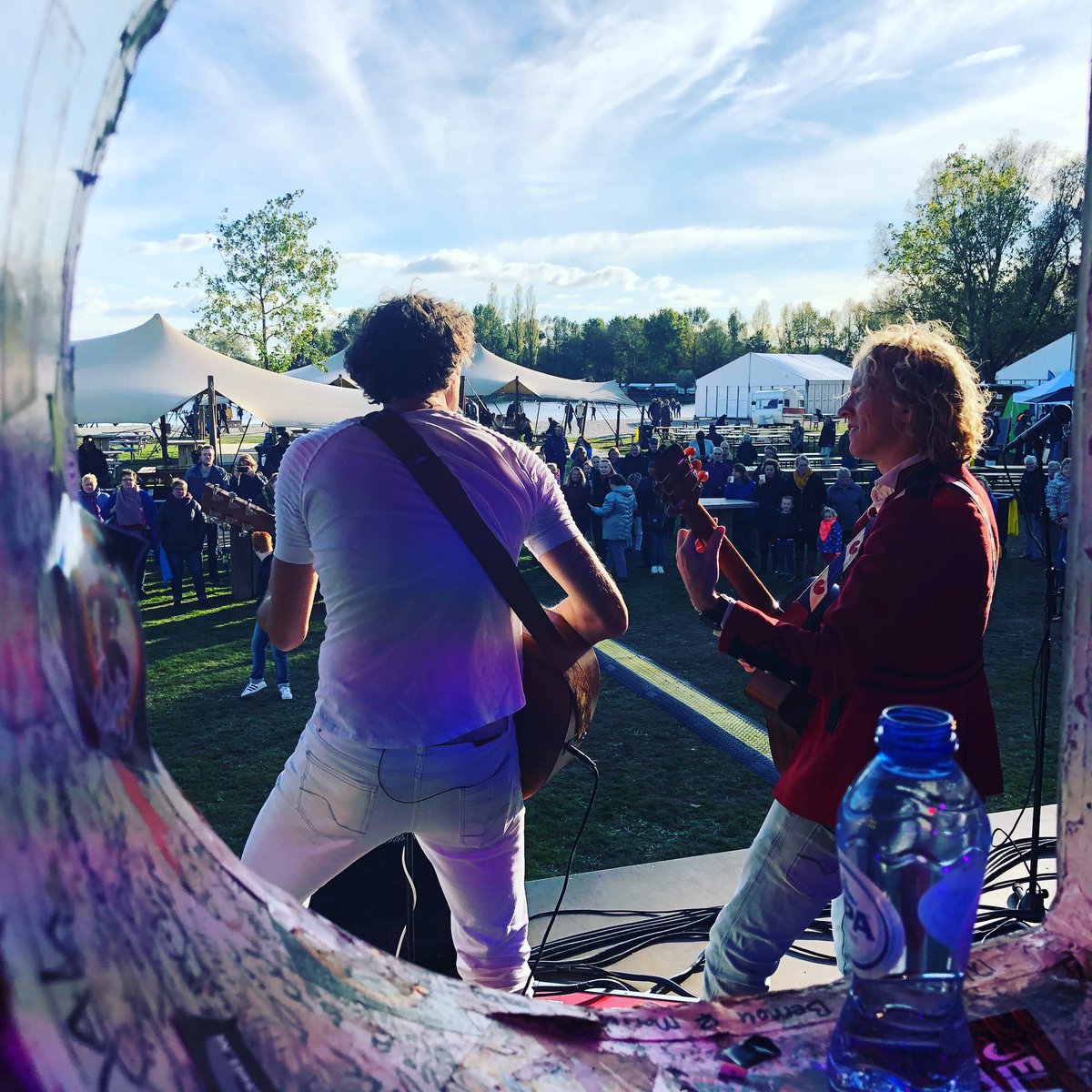 Vanmiddag het podium mogen delen met niemand minder dan <a href="/Jelle_B/">Jelle J.K. Broersma</a> op een uniek festival. Zeker voor herhaling vatbaar! #defrieslandzorgverzekeraar. #festivitaal