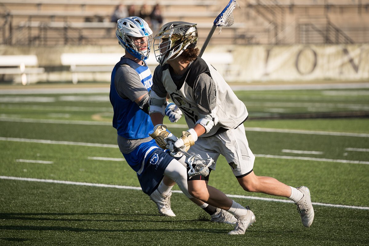 GenerationPhoto's tweet photo. A little more flow, and a new #10, but he’s still breaking ankles and slinging goals @DavidByers27 @OneSouthBoysLax @LindenwoodLax https://t.co/H9WBgxUHIN