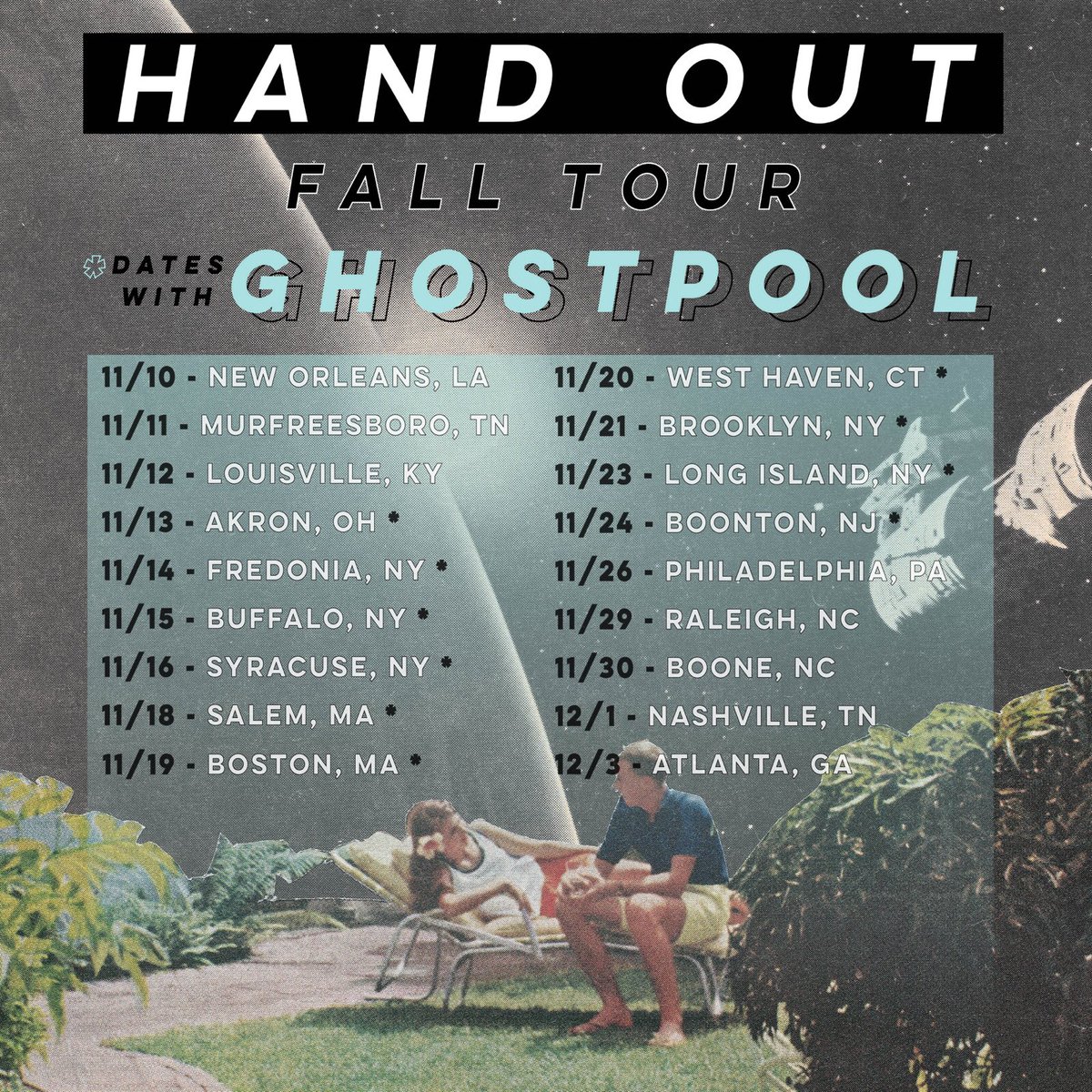 ghostpoolband's tweet photo. TOUR TOUR TOUR TOUR YEAH WE’RE DOING THINGS !!!! https://t.co/TB9coPgWGj
