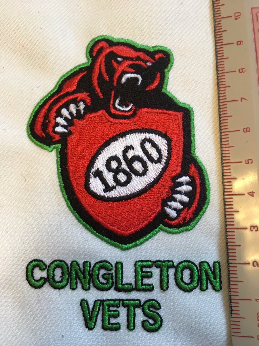 Sample blazer badge arrived!