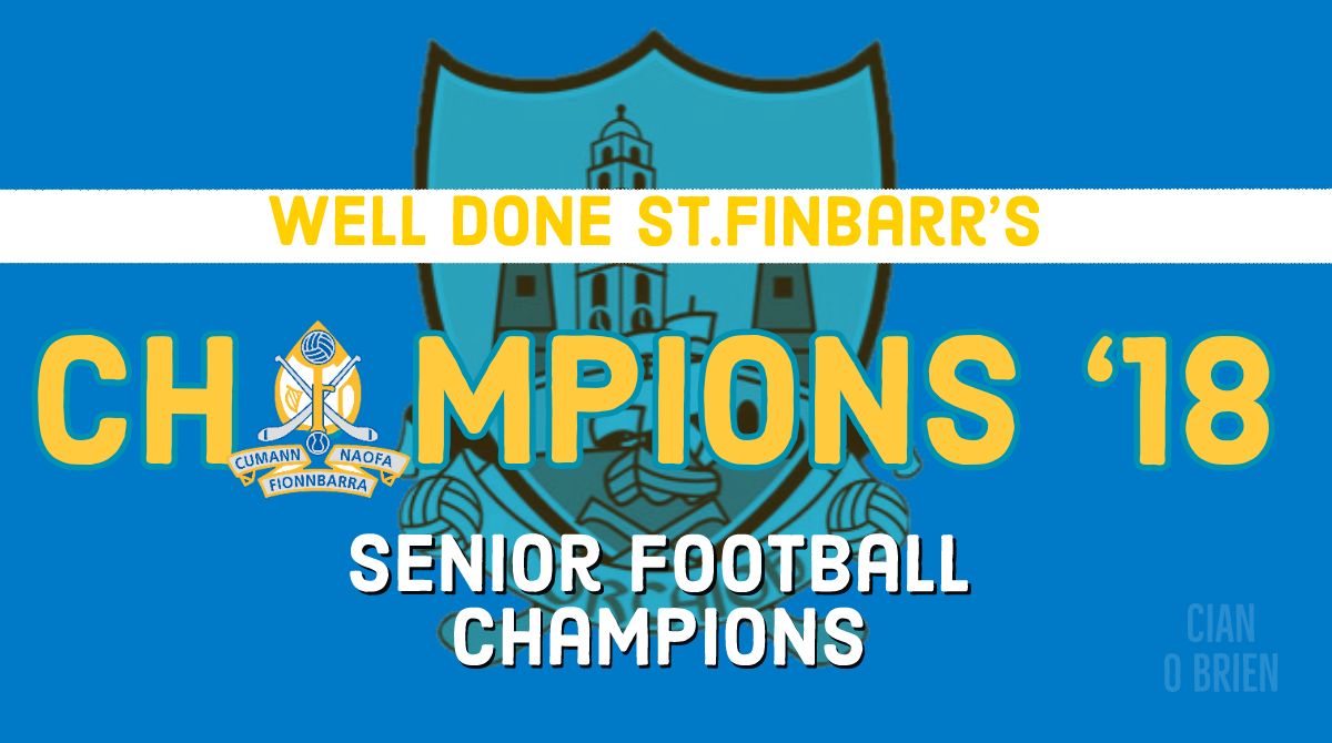 County Senior Football Champions <a href="/the_Barrs/">St Finbarr’s National H&F Club</a>
