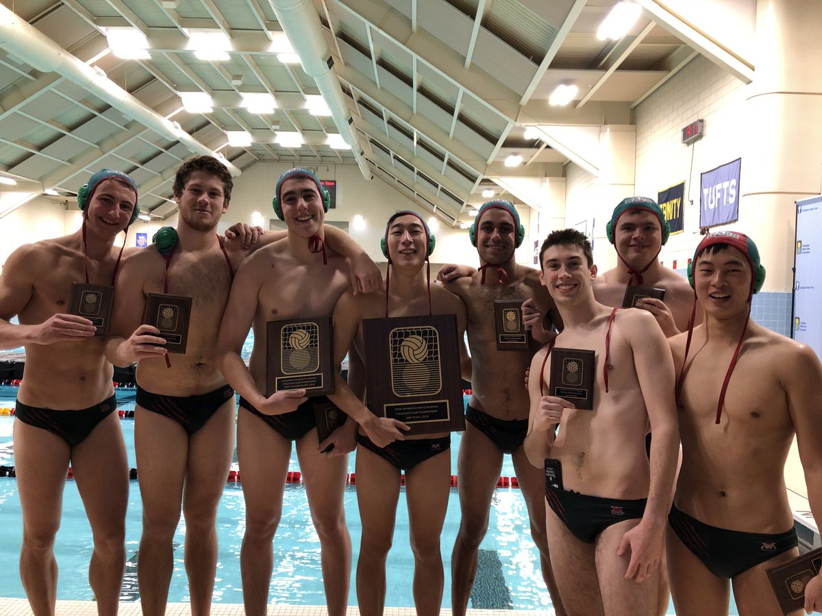 WashUWaterPolo's tweet photo. Champs again! 

The Bears win the tournament final vs. Tufts. 

10-6 W

Thanks to Wesleyan for hosting a great championship! 

#CHAMPSx5 #GotThisBread #GoBears https://t.co/bKTHj1JLQx