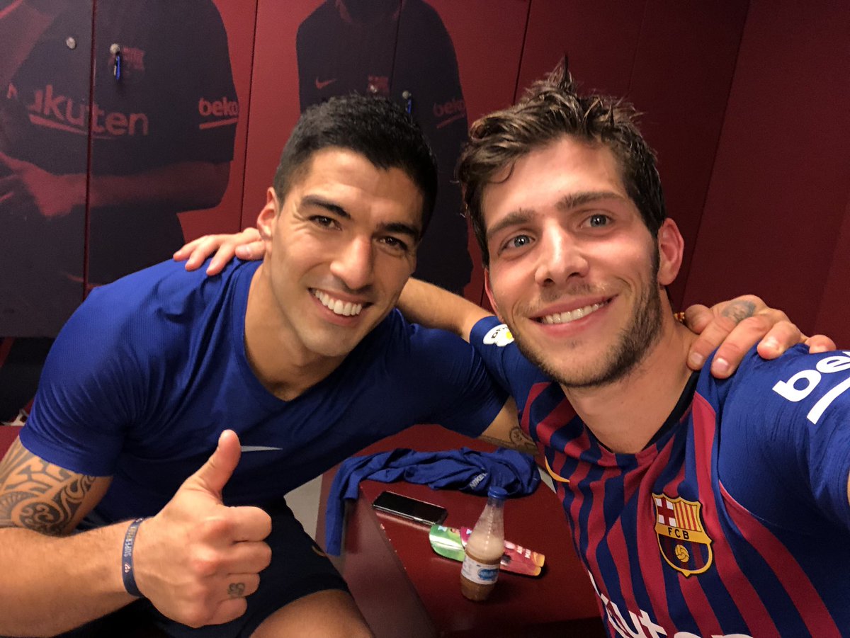 SergiRoberto10's tweet image. VAMOOOOOOOOOOSS🔴🔵⚽️⚽️⚽️