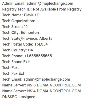 Maplechanged's tweet image. First things I found about the scammer maplechange.com. #Maplechange #scam $LMO $CCX