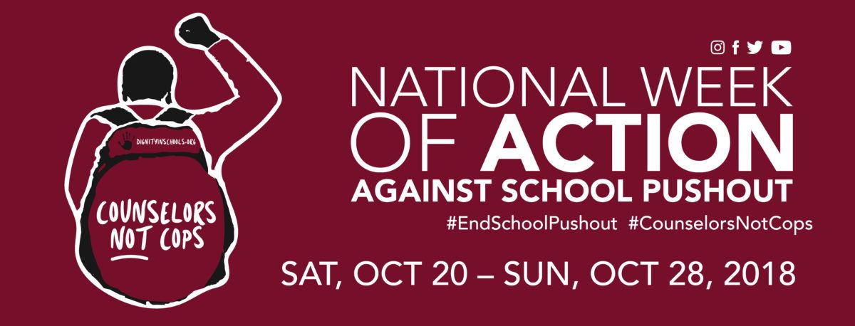 ywcautah's tweet photo. Last day of National Week of Action Against School Pushout. Our most vulnerable students, including girls of color, may receive discipline, not support, when school issues arise. We're working w/ community partners @RJU801 @utchildren @DLCofUT @acluutah &amp; #utleg to change that. https://t.co/PoPBoC3csB