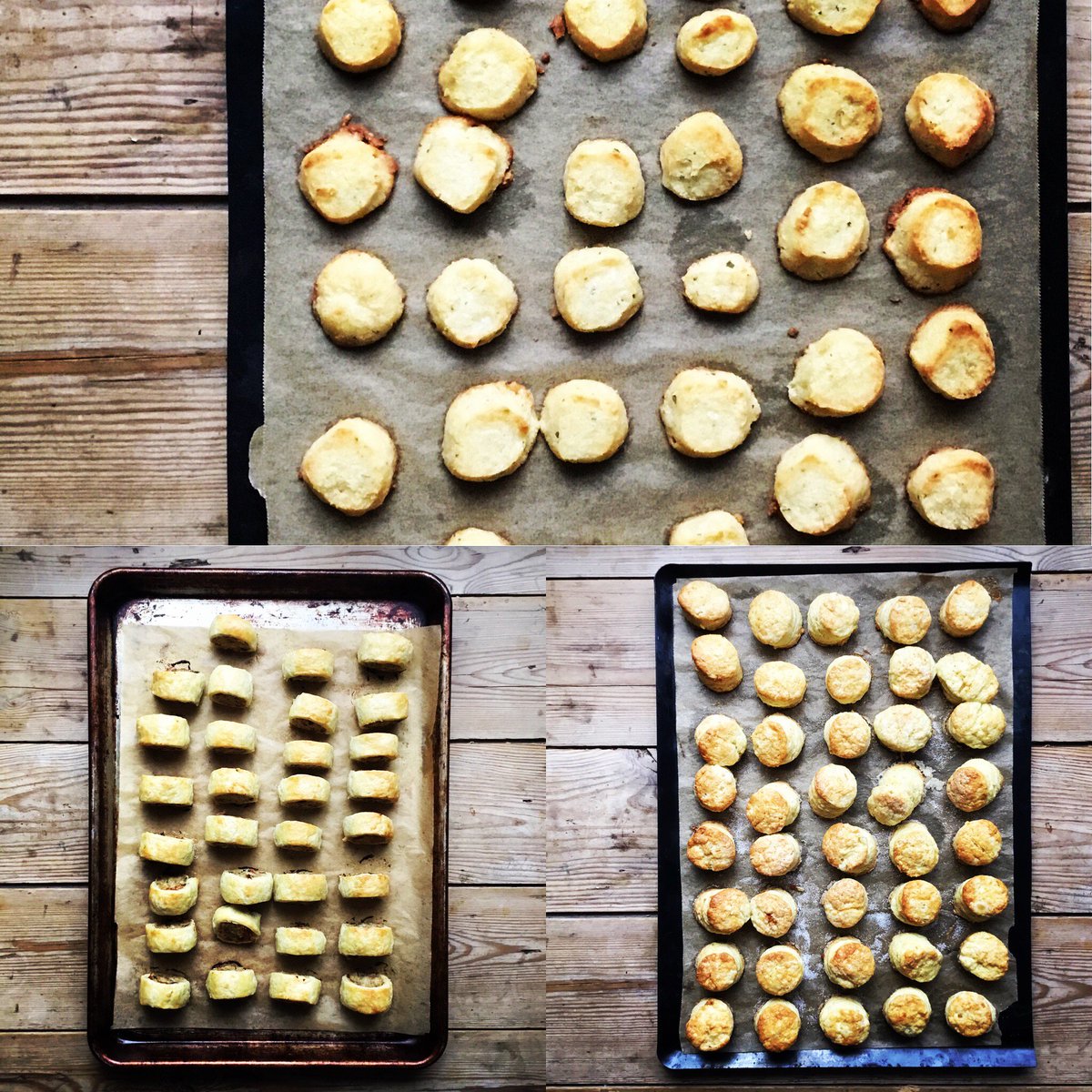 New and old treats for my presentation at the Pender Island Library. Gluten-free cheese savouries, rolls stuffed with pigeon and truffles, and preserved lemon scones. Watch for the scone recipe and the new website when we re-launch this week! #penderisland #outlanderrkitchen2