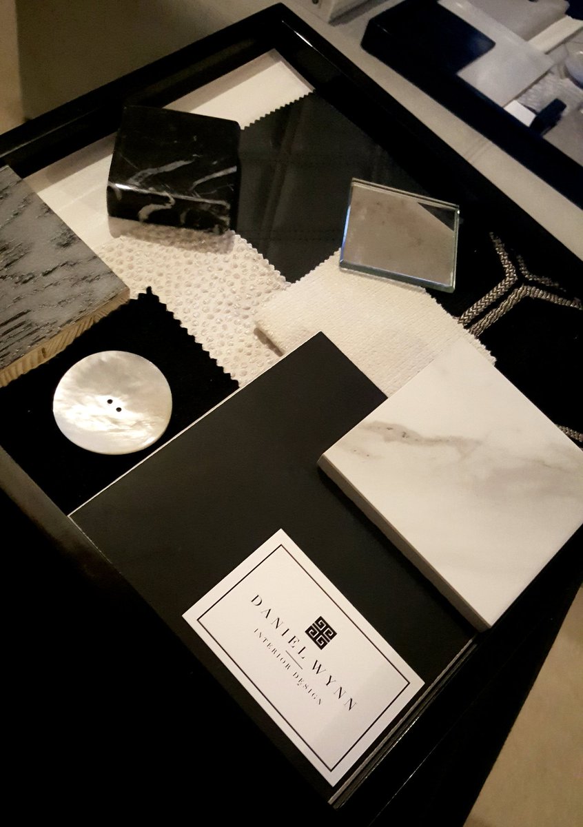 dwynninteriors's tweet image. Creating new #sampleboard #concept ideas for #interiors #inspiration 🖤 Refined Momochrome feat, ivory shades of shagreen, marble tile, chenille with black shades of plaster, leather, velvet &amp;amp; marble. Textures of blackened oak, mother of pearl &amp;amp; antique mirror #interiordesign