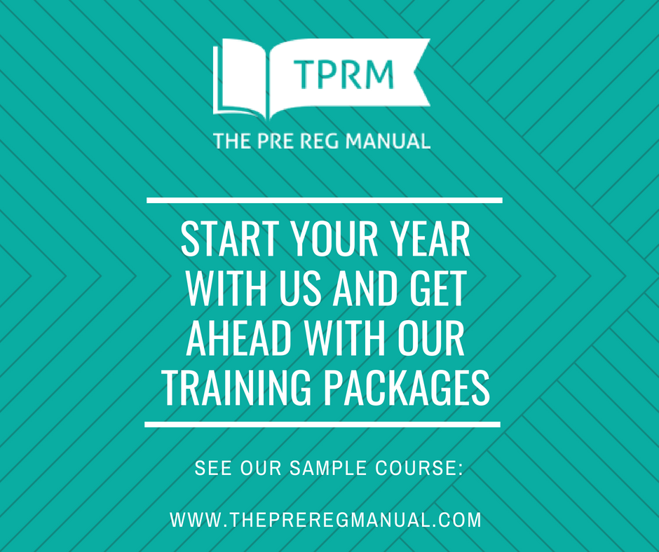 ThePreRegManual's tweet photo. Now that you are settled in to your pre-reg year, get ahead with our #ultimatepackage. No need to hunt around for notes, videos, worksheets, and a mock exam. #ALLinONE #TPRM #PreReg18 https://t.co/nHQKhtohWS