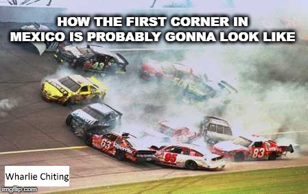 WChiting's tweet photo. My prediction for the first corner.

#WTF1 #WChiting #F1 #MexicoGP #F1banter #Banter #Meme https://t.co/BxMni2thS5